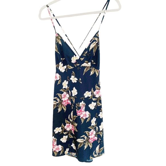 Volcom Emerald Green Haute Tropic Sun Floral Cami Slipdress Small NWOT - Picture 2 of 10